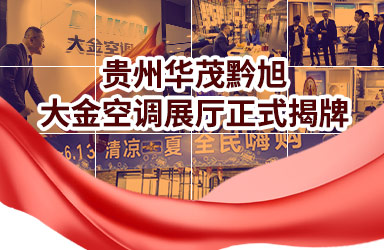 贵州华茂黔旭大金空调展厅正式揭牌
